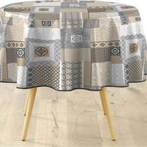 Omyvatelný ubrus z PVC ø 160 cm Costa – douceur d'intérieur