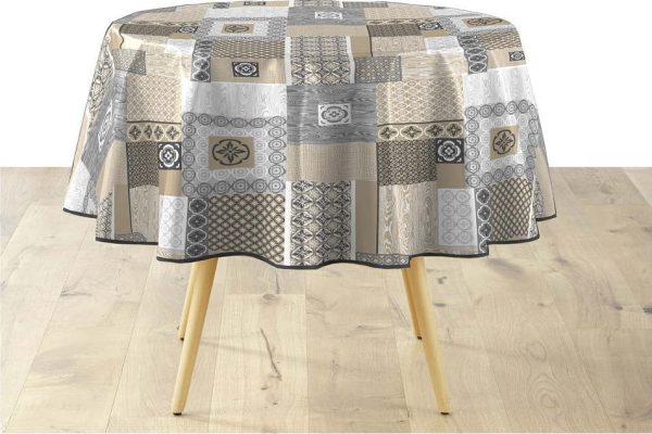 Omyvatelný ubrus z PVC ø 160 cm Costa – douceur d'intérieur
