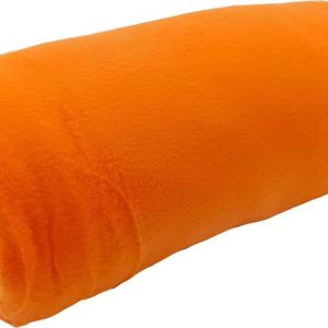 Oranžová fleecová deka 150x200 cm Plain – JAHU collections