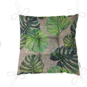 Podsedák na židli Minimalist Cushion Covers Green Banana Leaves