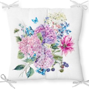 Podsedák s příměsí bavlny Minimalist Cushion Covers Bouquet