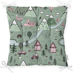 Podsedák s příměsí bavlny Minimalist Cushion Covers Village