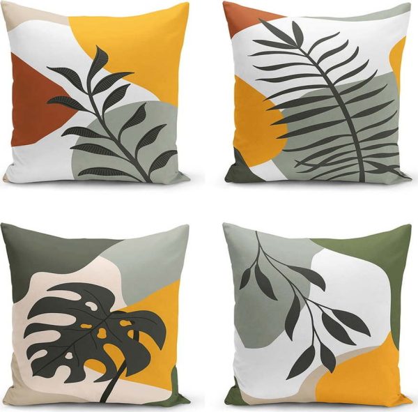 Povlaky na polštáře v sadě 4 ks 43x43 cm - Minimalist Cushion Covers