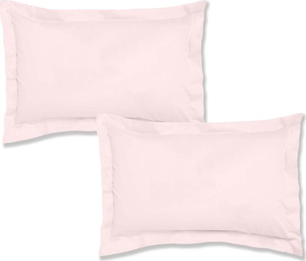 Povlaky na polštáře z bavlněného perkálu v sadě 2 ks 50x75 cm Cotton Percale – Bianca