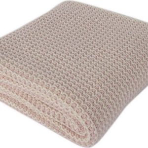 Růžová bavlněná dětská deka Homemania Decor Lucky