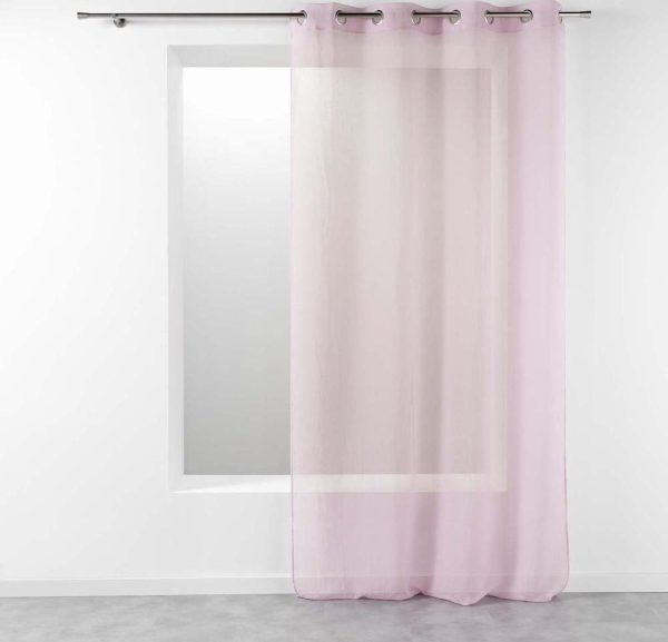 Růžová záclona 140x240 cm Telma – douceur d'intérieur