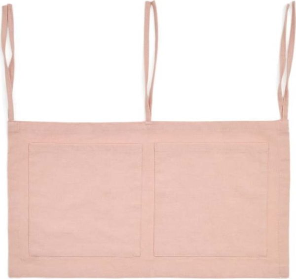 Růžový bavlněný kapsář na dětskou postýlku 45 cm Laily – Kave Home