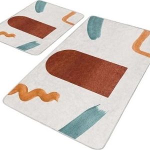 Sametové koupelnové předložky v sadě 2 ks 60x100 cm – Mila Home