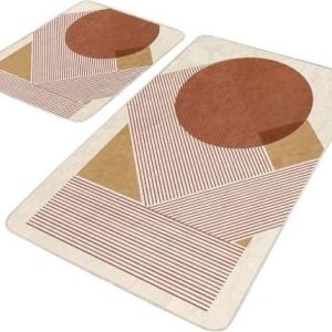 Sametové koupelnové předložky v sadě 2 ks 60x100 cm – Mila Home