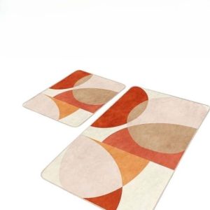 Sametové koupelnové předložky v sadě 2 ks 60x100 cm – Mila Home