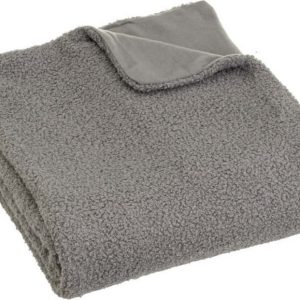 Šedá deka s beránkem 130x160 cm Sherpa Bouclé – Casa Selección