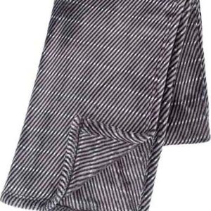 Šedá deka z mikroplyše Tiseco Home Studio Stripes