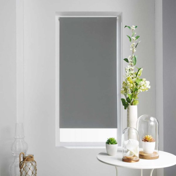 Šedá textilní roleta 90x180 cm Occult – douceur d'intérieur