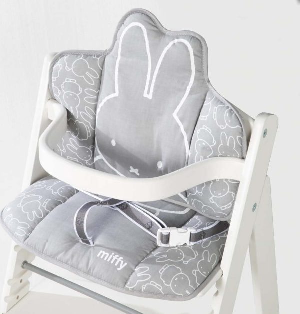 Šedá vložka do jídelní židličky Miffy – Roba
