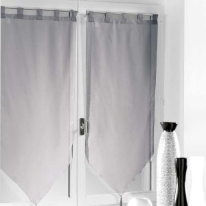 Šedé voálové záclony v sadě 2 ks 60x160 cm Voiline – douceur d'intérieur