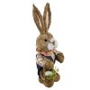 Slámový zajíček s košíkem 33 cm - Image 2