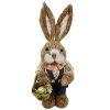 Slámový zajíček s košíkem 33 cm - Image 4