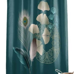 Sprchový závěs 180x200 cm Ginkoblue – douceur d'intérieur