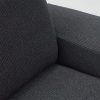 Super strečové potahy HARMONIA antracitová sedačka s otomanem vpravo (š. 210 - 320 cm) - Image 4