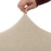 Super strečové potahy HARMONIA smetanová taburet (40 - 60 cm) - Image 3
