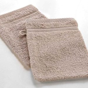 Světle hnědá bavlněná žínka 15x21 cm Tendresse – douceur d'intérieur