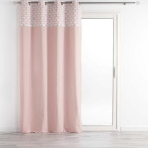 Světle růžový bavlněný závěs 140x240 cm Artchic – douceur d'intérieur