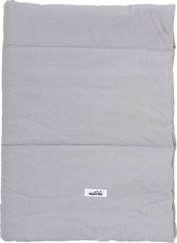 Světle šedá bavlněná dětská deka 80x100 cm – Malomi Kids