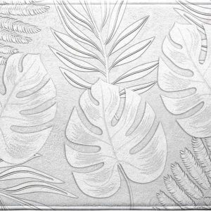 Světle šedá koupelnová předložka 45x75 cm Amber – douceur d'intérieur
