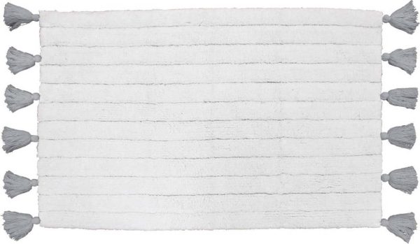 Světle šedá koupelnová předložka 50x80 cm Minatis – douceur d'intérieur
