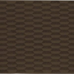 Tmavě hnědá koupelnová předložka 50x80 cm Geo – Mette Ditmer Denmark
