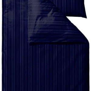 Tmavě modré damaškové povlečení na jednolůžko/prodloužené 140x220 cm Noble – Södahl