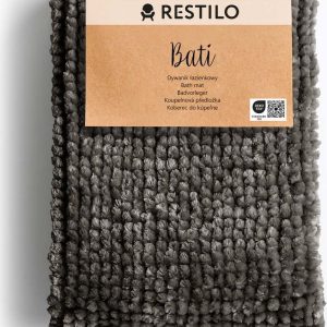 Tmavě šedá koupelnová předložka 50x70 cm Bati – Restilo