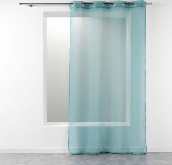 Tyrkysová záclona 140x280 cm Telma – douceur d'intérieur