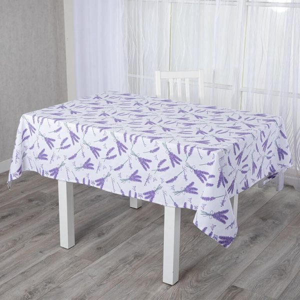Ubrus s potiskem LEVANDULE 140 x 180 cm