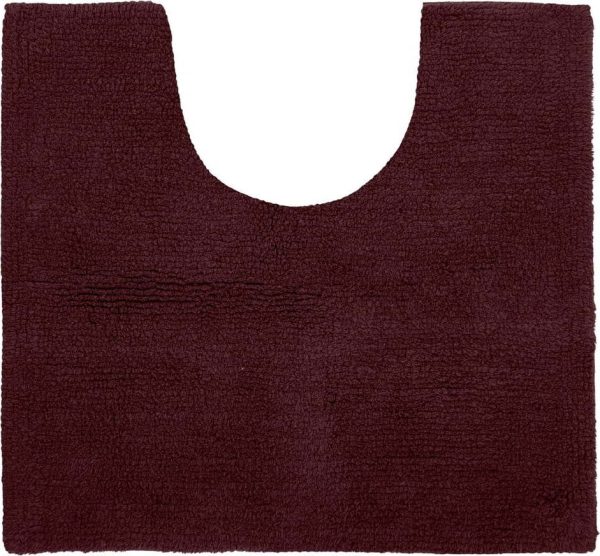 Vínová koupelnová předložka 50x45 cm Riva - Tiseco Home Studio