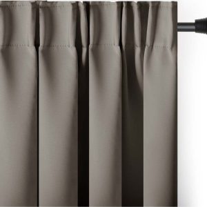 Zatemňovací termo závěs taupe 140x245 cm Pleat – Restilo