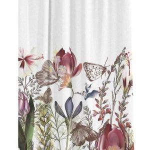 Závěs z bavlněného saténu 110x250 cm Floral – Butter Kings