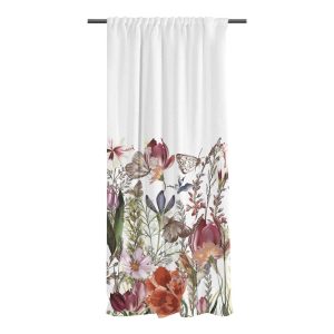 Závěs z bavlněného saténu 110x250 cm Floral – Butter Kings