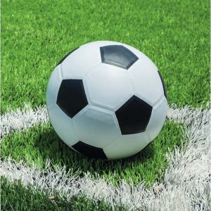 Zelená fleecová dětská deka 100x150 cm Football – Jerry Fabrics