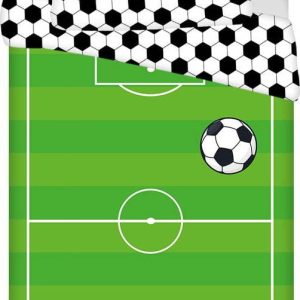 Zelené bavlněné dětské povlečení na jednolůžko 140x200 cm Football – Jerry Fabrics