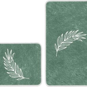 Zelené koupelnové předložky v sadě 2 ks 60x100 cm – Mila Home