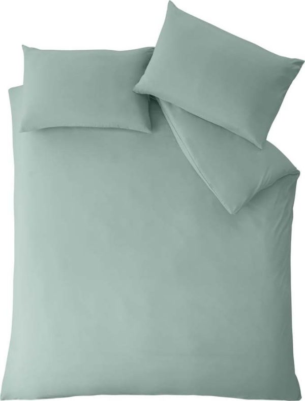 Zelené povlečení na dvoulůžko z mikrovlákna 200x200 cm So Soft Easy Iron – Catherine Lansfield