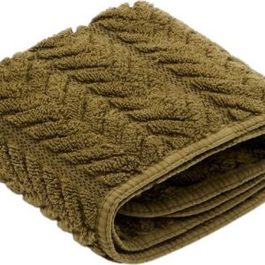 Zelený froté bavlněný ručník 30x50 cm Rune – Kave Home