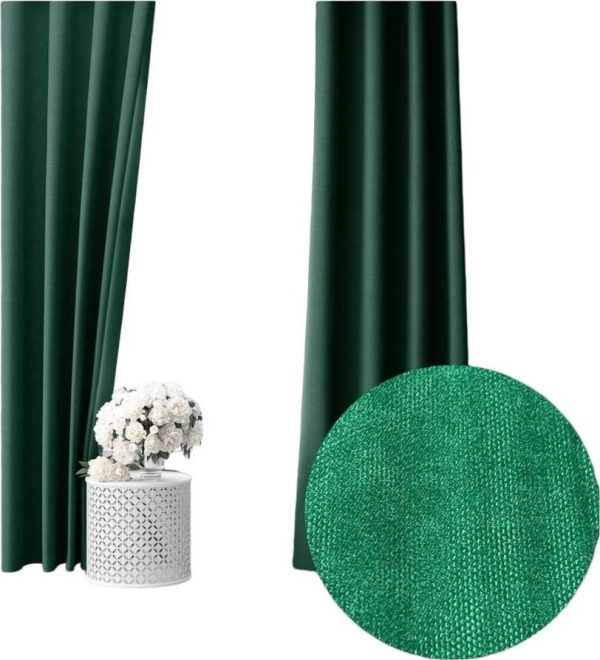 Zelený polo-zatemňovací závěs 250x100 cm - Mila Home