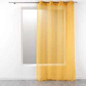 Žlutá záclona 140x240 cm Telma – douceur d'intérieur