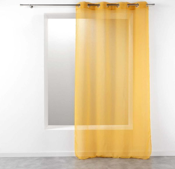 Žlutá záclona 140x280 cm Telma – douceur d'intérieur