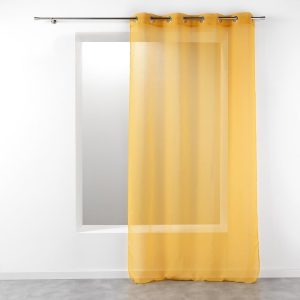 Žlutá záclona 140x280 cm Telma – douceur d'intérieur