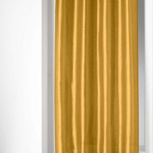 Žlutý závěs z mikrosaténu 140x240 cm Shana – douceur d'intérieur