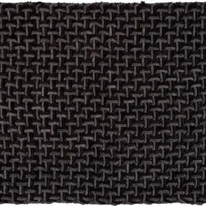Antracitová textilní koupelnová předložka 50x80 cm Ecoli – Wenko