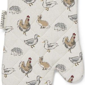 Bavlněná kuchyňská rukavice Cooksmart ® Country Animals